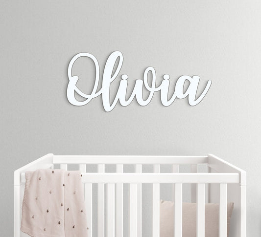Custom Name Sign Personalized Wooden Name Sign for Nursery Wall Decor Wood Letters Baby Nursery Name Sign Wooden Sign Baby Name Sign